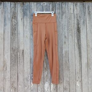 American Eagle Women's The Everything Pocket Leggings Brown Size S Highrise